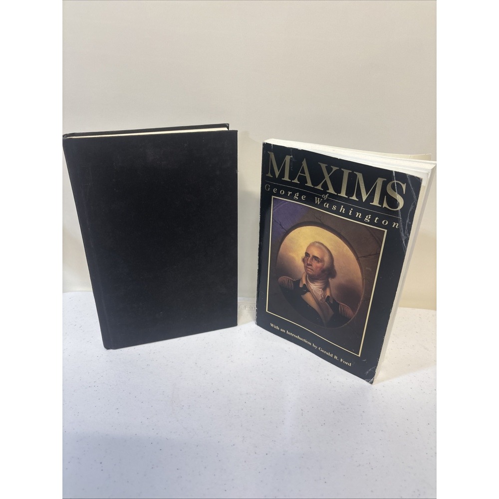 Lot Of 2 Maxims of George Washington‎ & The Secret Six Political, Military, Spy